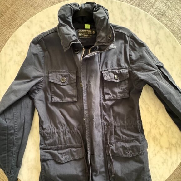 J CREW MENS OUTERWEAR NX-631 NAVY BLUE - Picture 1 of 8